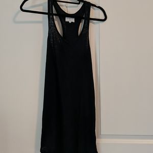 Lou & Grey Black Racerback Linen Dress